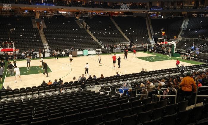 Fiserv Forum - Section 107 Seat View