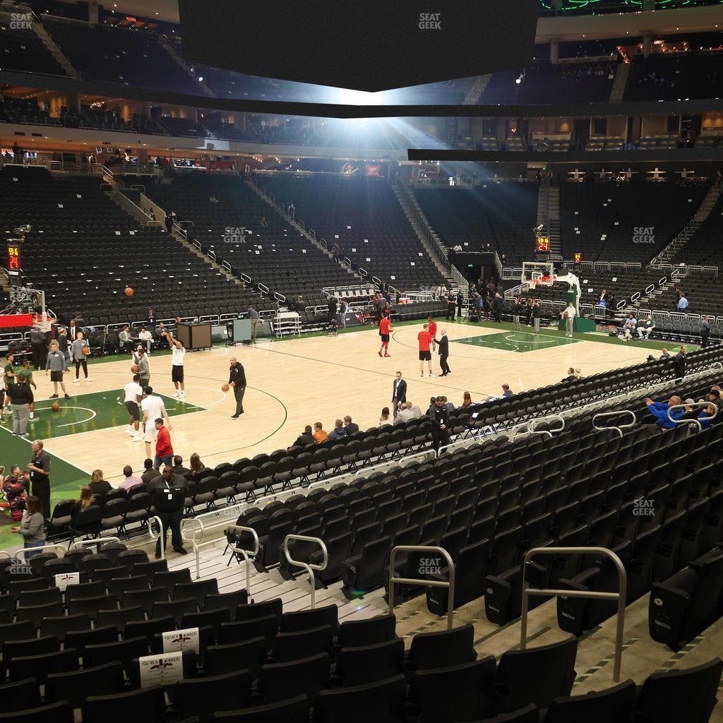 Fiserv Forum - Section 108 Seat View