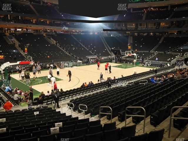 Fiserv Forum - Section 108 Seat View