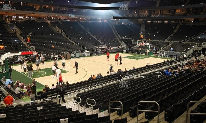Fiserv Forum - Section 108 Seat View