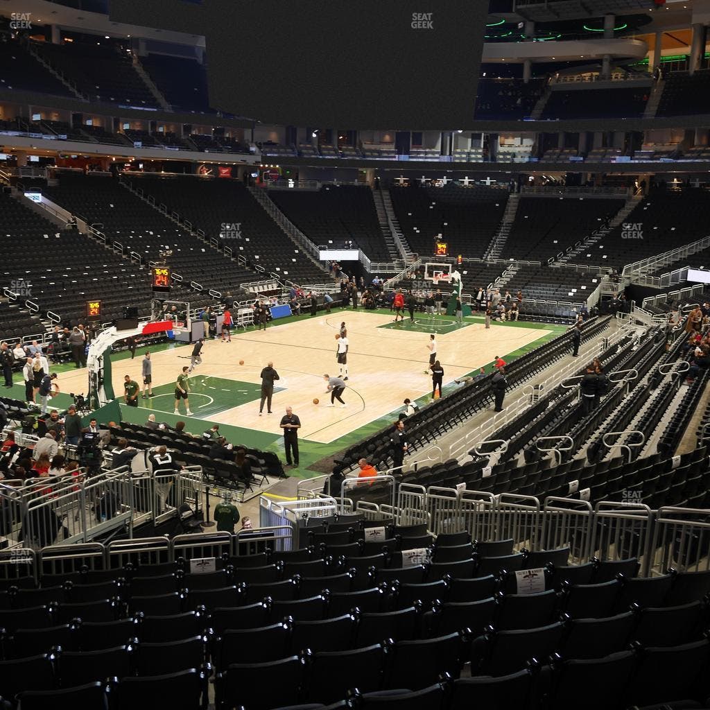 Fiserv Forum - Section 109 Seat View