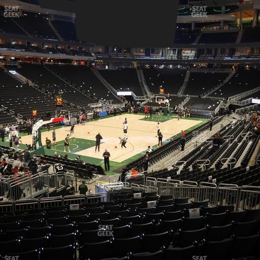 Fiserv Forum - Section 109 Seat View