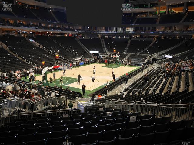 Fiserv Forum - Section 109 Seat View