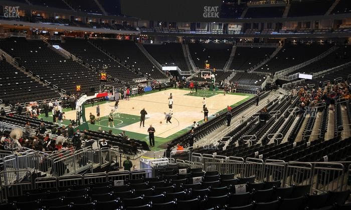 Fiserv Forum - Section 109 Seat View