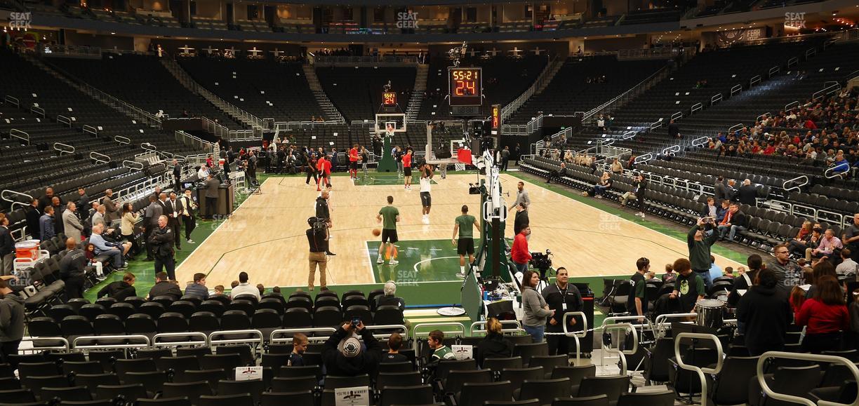 Fiserv Forum - Section 111 Seat View