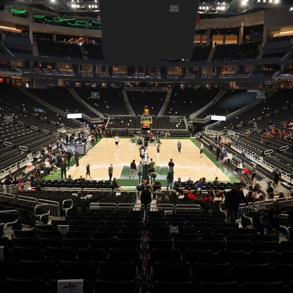 Fiserv Forum - Section 112 Seat View
