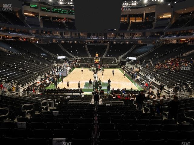 Fiserv Forum - Section 112 Seat View