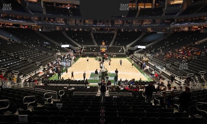 Fiserv Forum - Section 112 Seat View