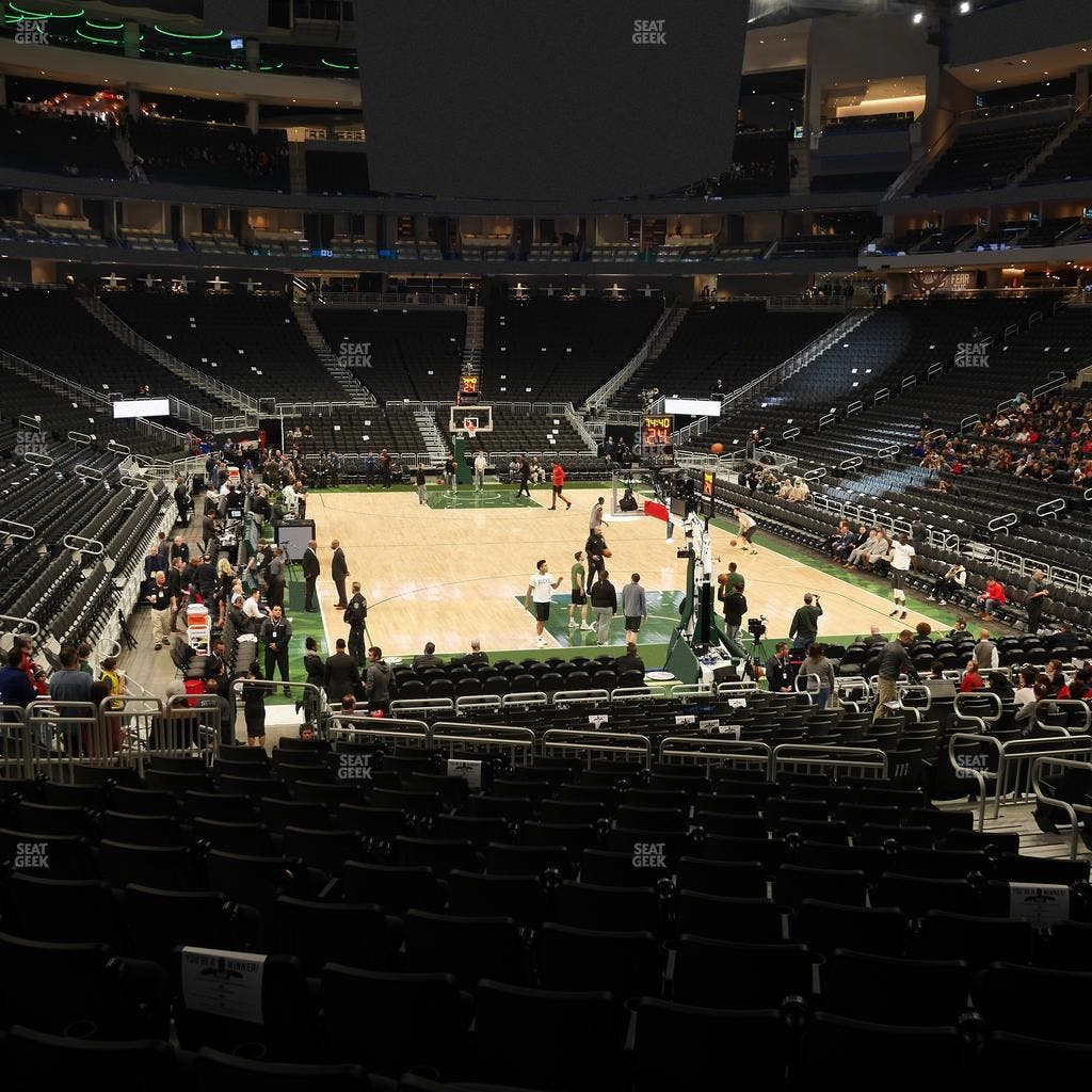 Fiserv Forum - Section 113 Seat View
