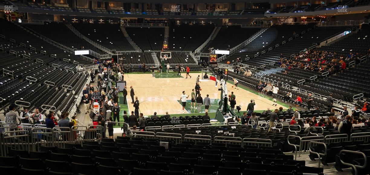 Fiserv Forum - Section 113 Seat View