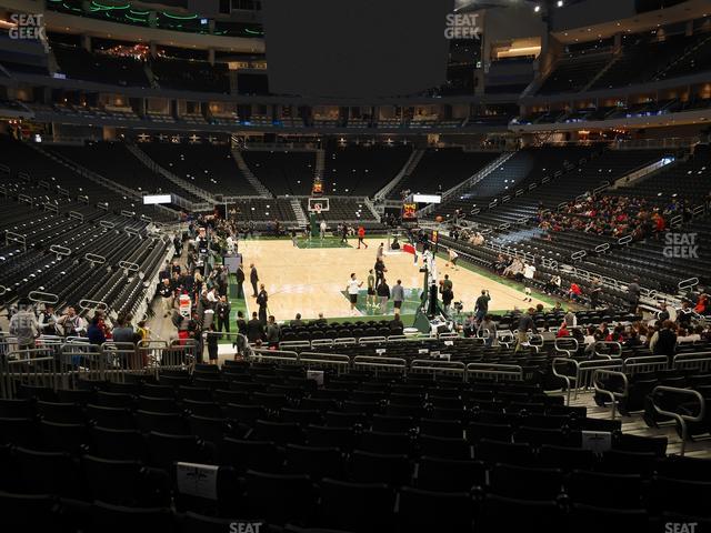 Fiserv Forum - Section 113 Seat View