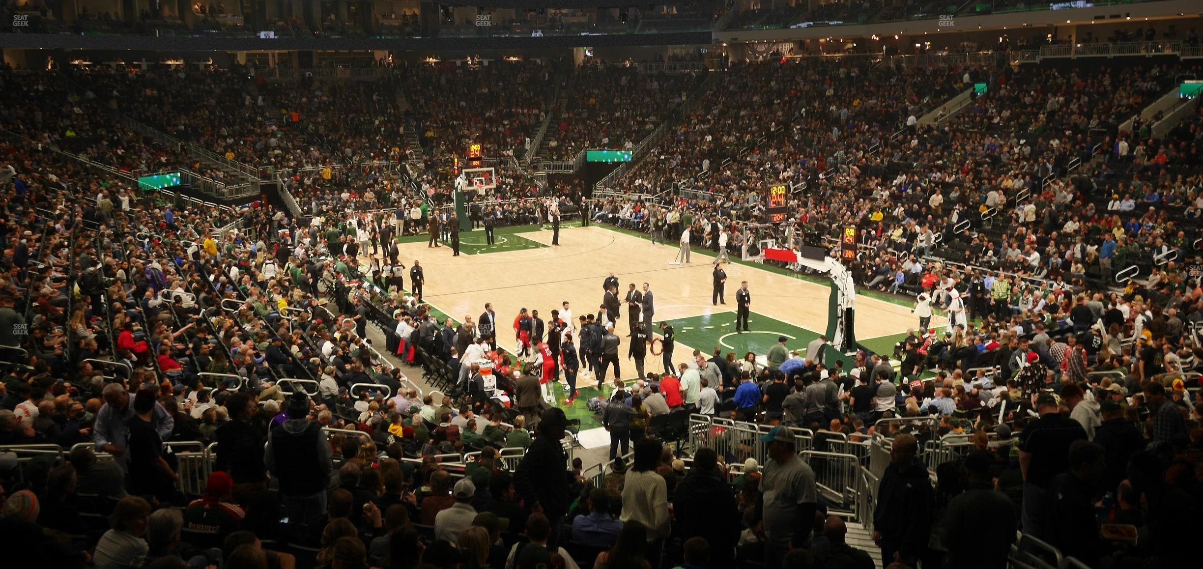 Fiserv Forum - Section 114 Seat View