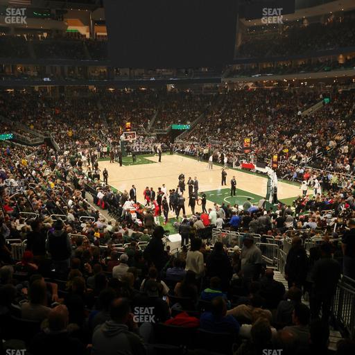 Fiserv Forum - Section 114 Seat View