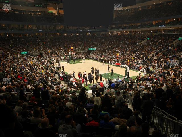 Fiserv Forum - Section 114 Seat View