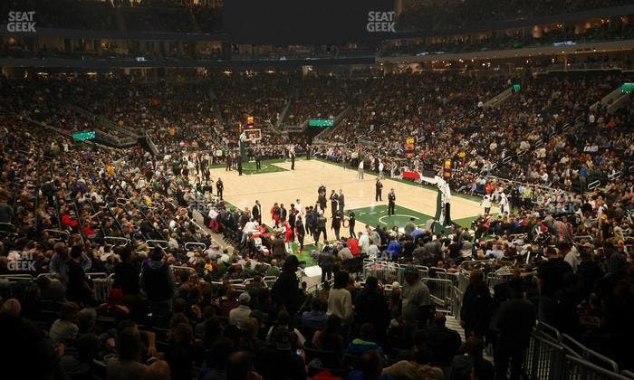 Fiserv Forum - Section 114 Seat View