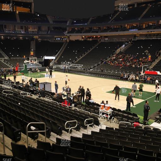 Fiserv Forum - Section 115 Seat View