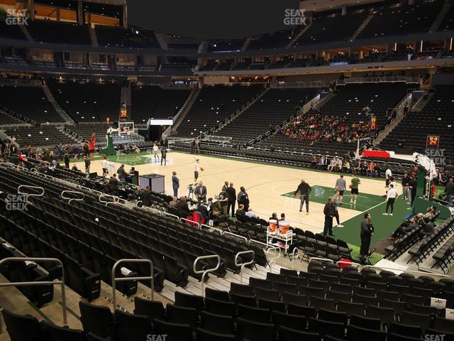 Fiserv Forum - Section 115 Seat View