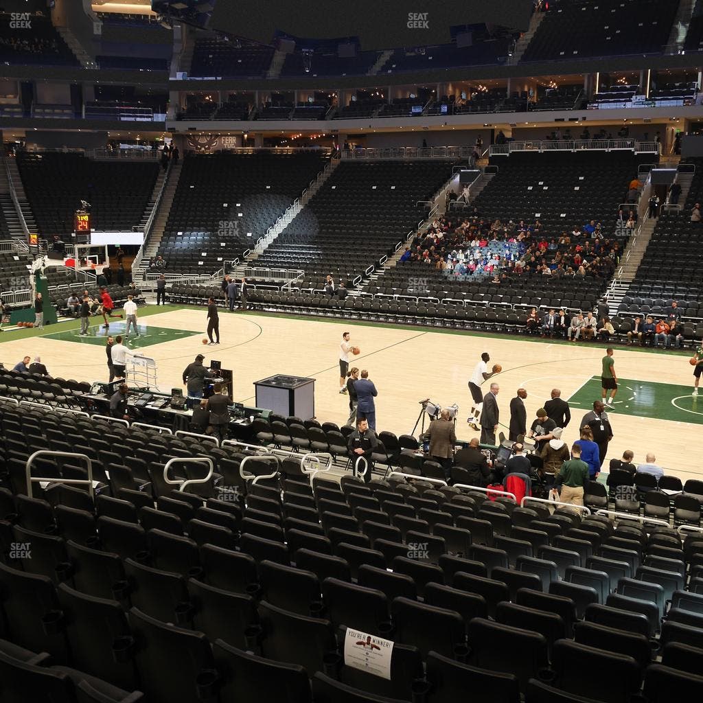 Fiserv Forum - Section 116 Seat View