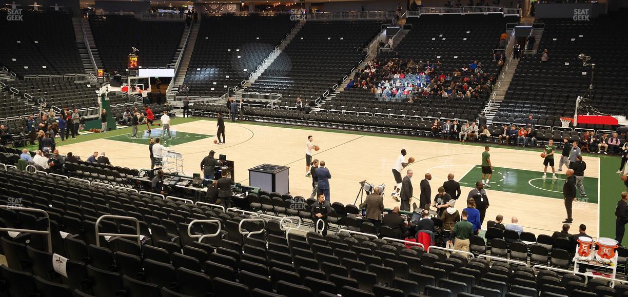 Fiserv Forum - Section 116 Seat View