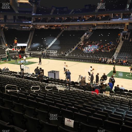 Fiserv Forum - Section 116 Seat View