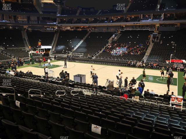 Fiserv Forum - Section 116 Seat View
