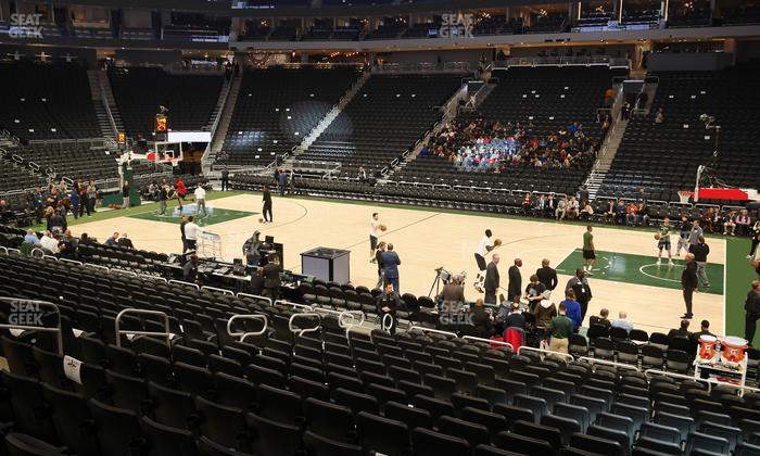 Fiserv Forum - Section 116 Seat View