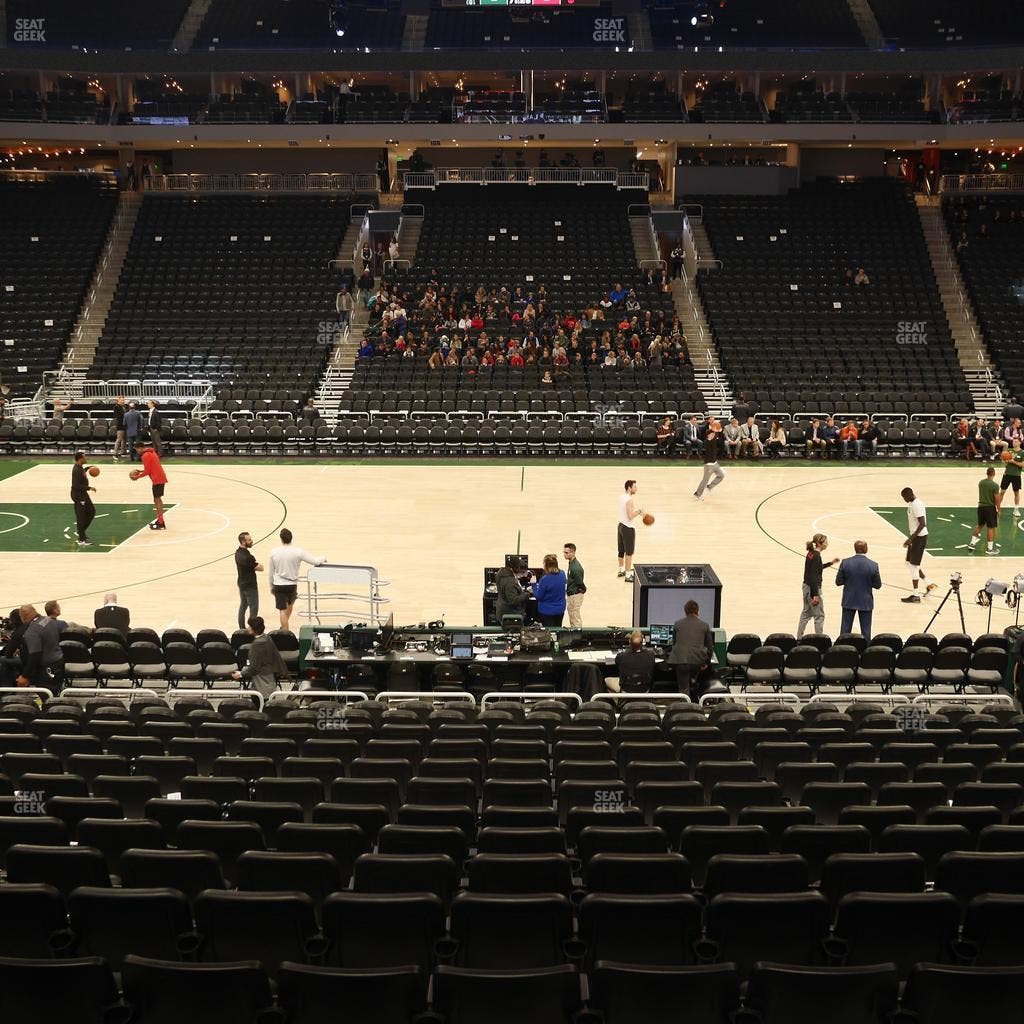 Fiserv Forum - Section 117 Seat View