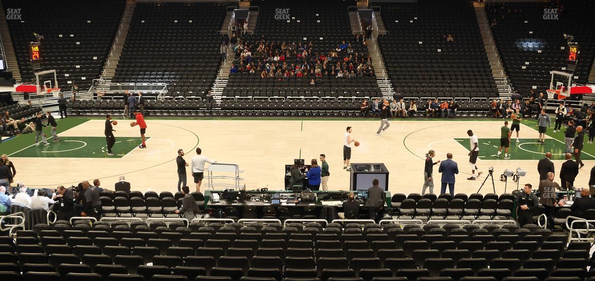 Fiserv Forum - Section 117 Seat View