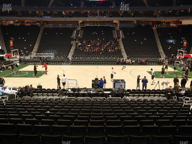 Fiserv Forum - Section 117 Seat View