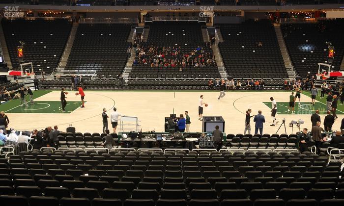 Fiserv Forum - Section 117 Seat View