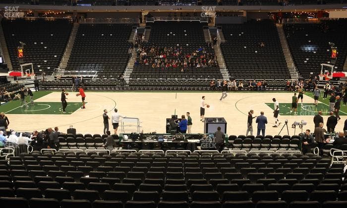 Fiserv Forum - Section 117 Seat View