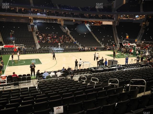 Fiserv Forum - Section 118 Seat View
