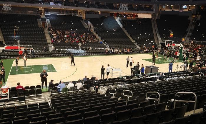 Fiserv Forum - Section 118 Seat View