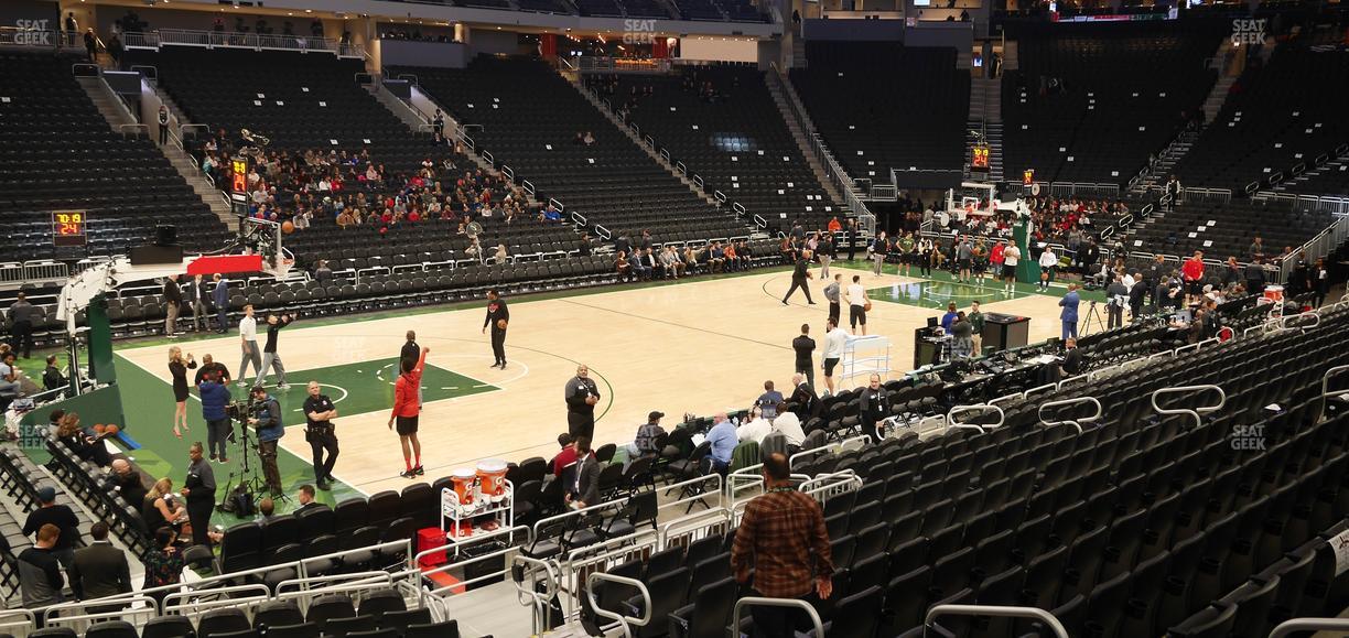 Fiserv Forum - Section 119 Seat View
