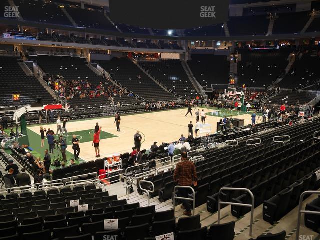 Fiserv Forum - Section 119 Seat View