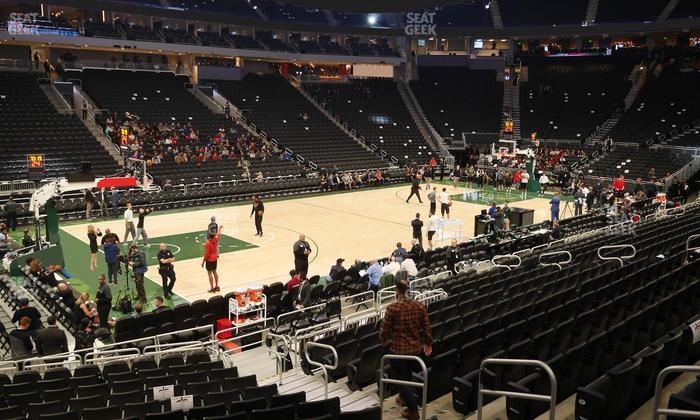 Fiserv Forum - Section 119 Seat View