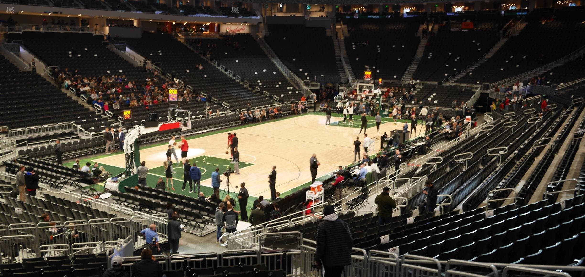 Fiserv Forum - Section 120 Seat View