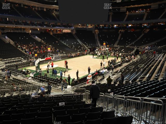 Fiserv Forum - Section 120 Seat View