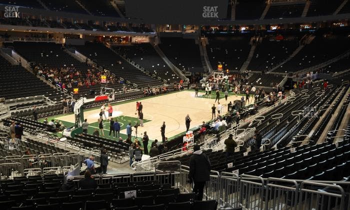 Fiserv Forum - Section 120 Seat View