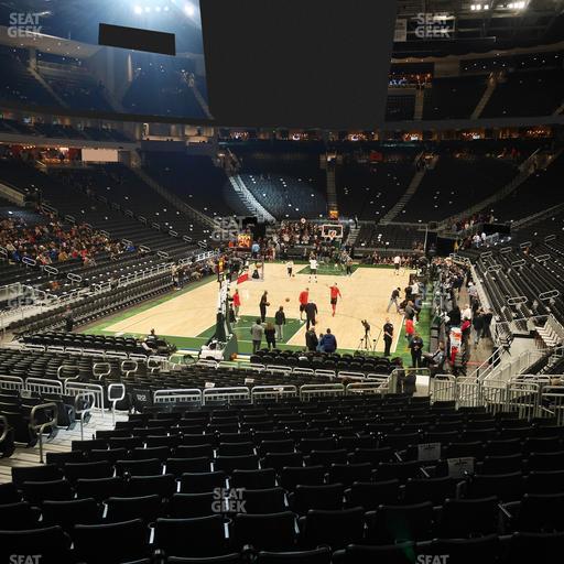 Fiserv Forum - Section 121 Seat View