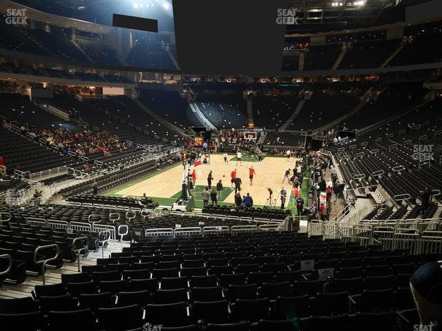 Fiserv Forum - Section 121 Seat View