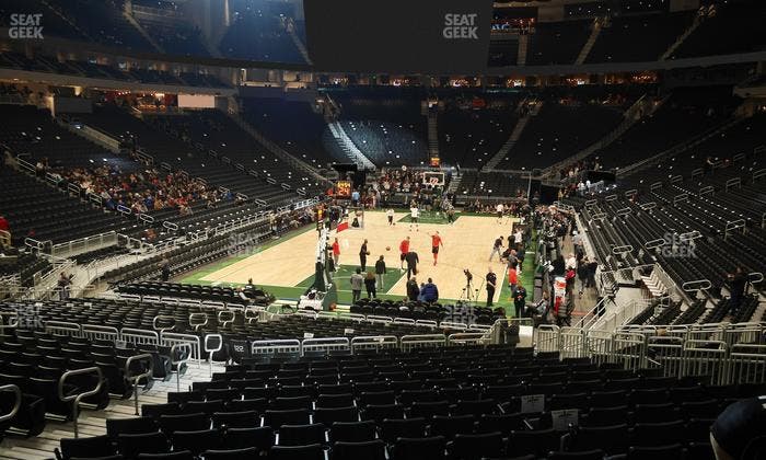 Fiserv Forum - Section 121 Seat View