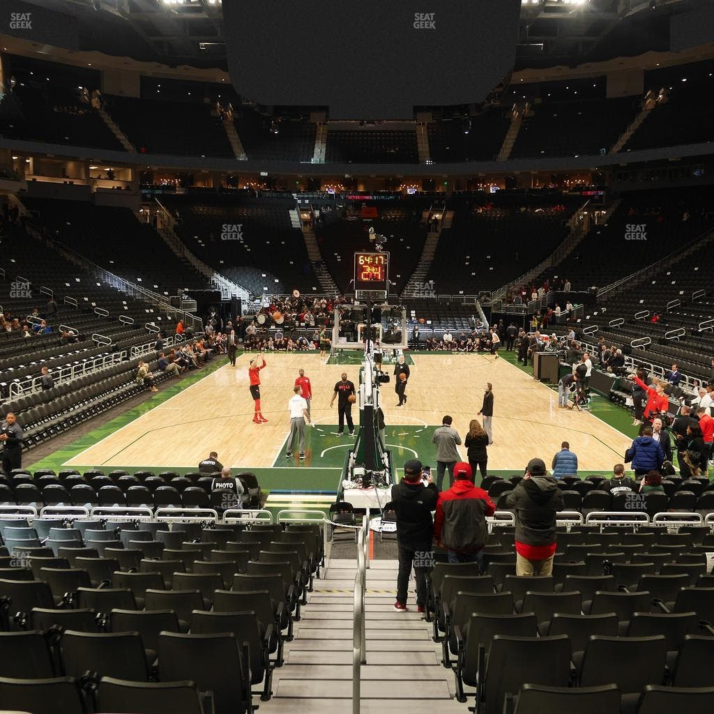 Fiserv Forum - Section 122 Seat View