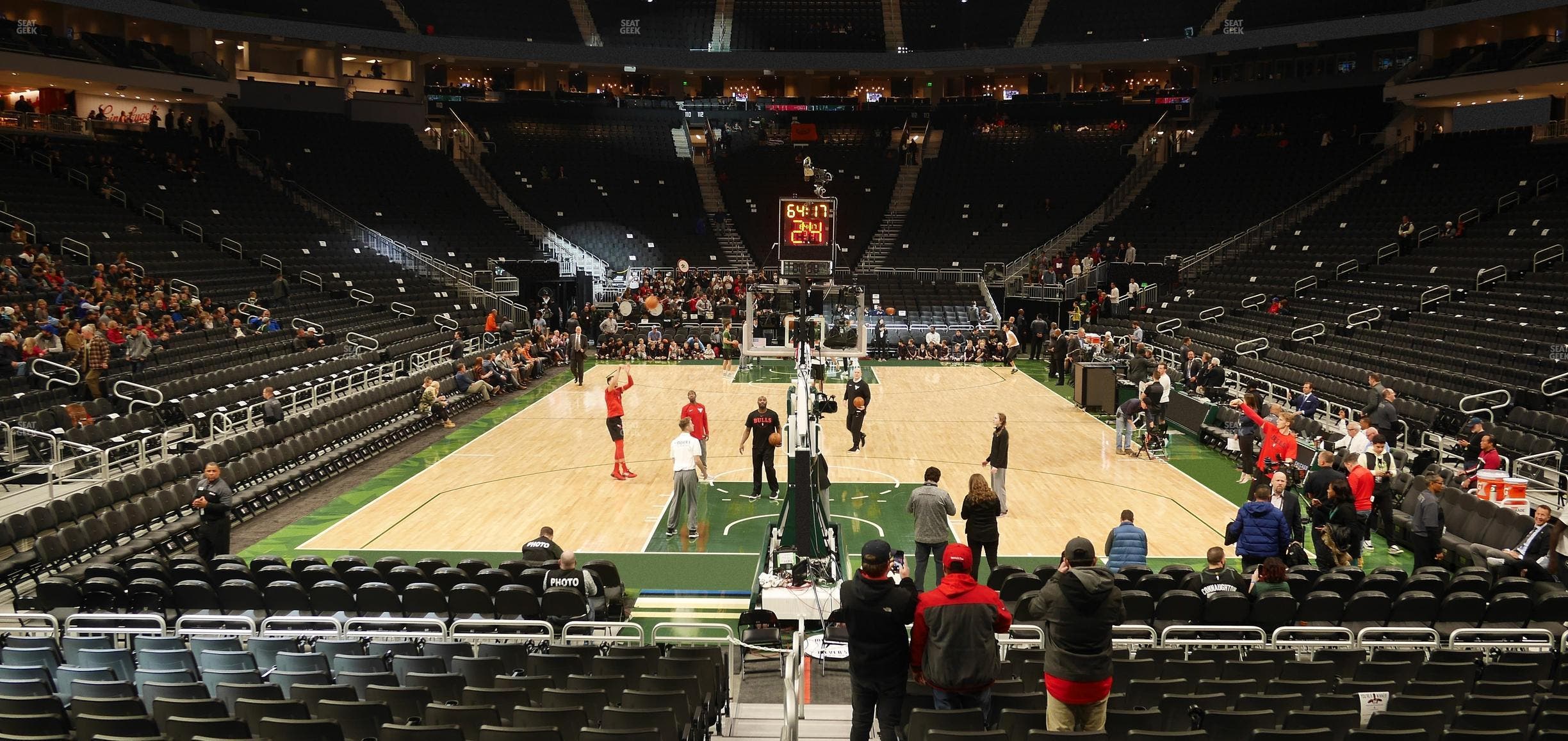 Fiserv Forum - Section 122 Seat View