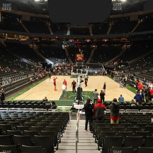 Fiserv Forum - Section 122 Seat View