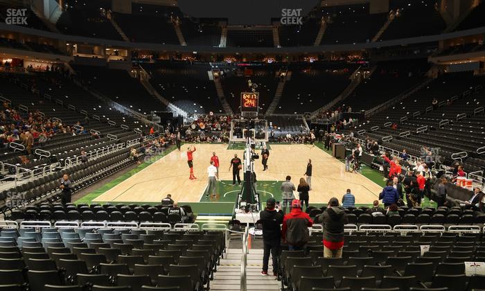 Fiserv Forum - Section 122 Seat View