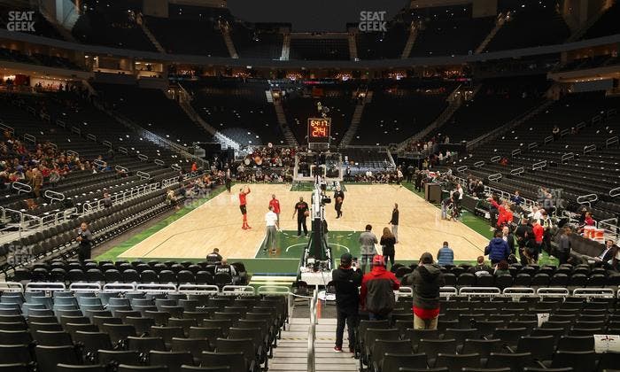 Fiserv Forum - Section 122 Seat View