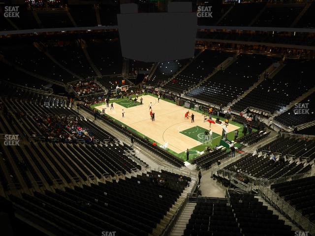 Fiserv Forum - Section 204 Seat View
