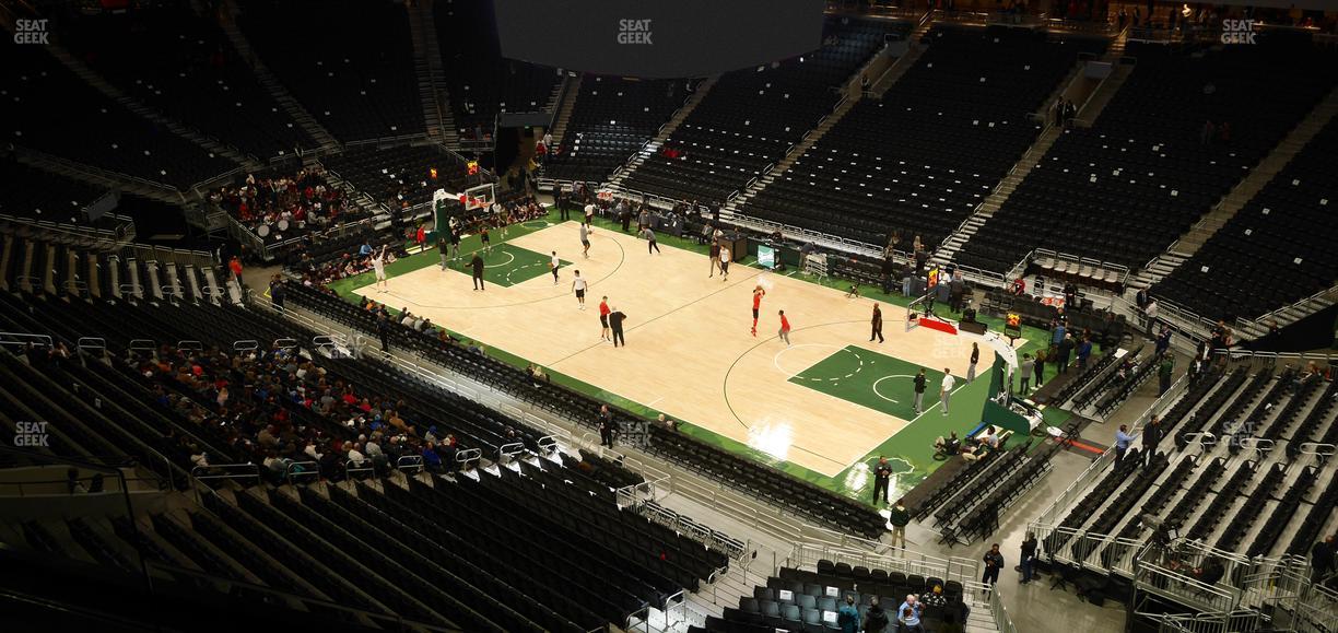 Fiserv Forum - Section 205 Seat View