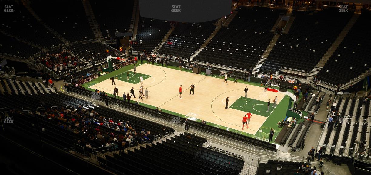 Fiserv Forum - Section 206 Seat View